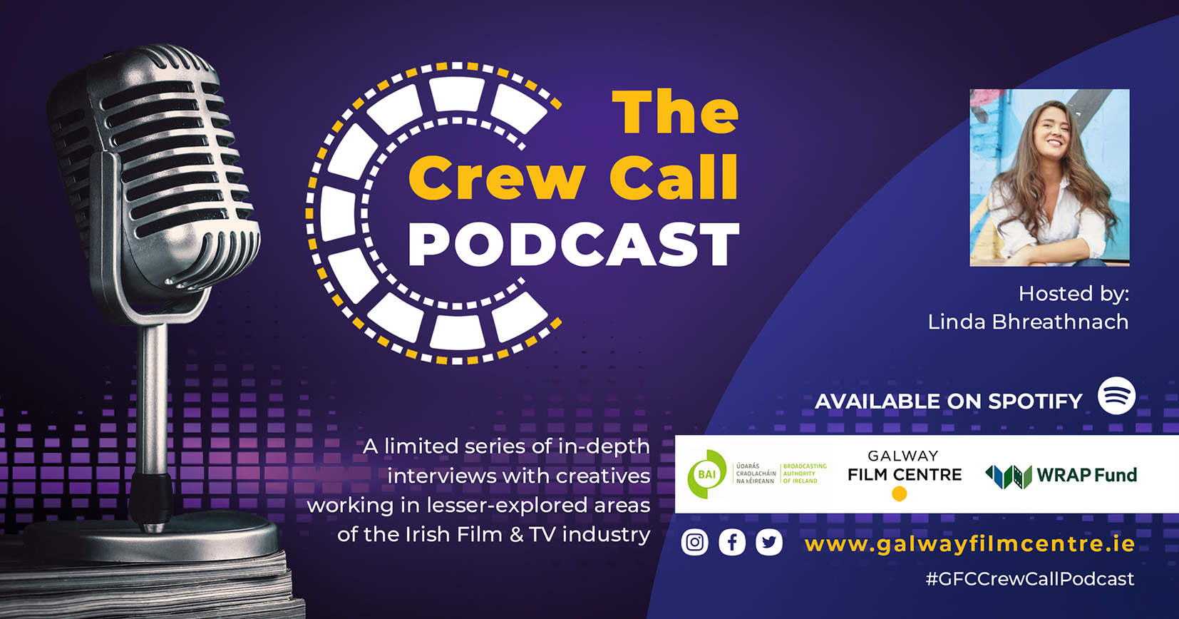 Brand New Podcast Series “The CrewCall Podcast” Is Now Available /  Tá Sraith Podchraoltaí Úrnua “The CrewCall Podcast” ar Fáil Anois